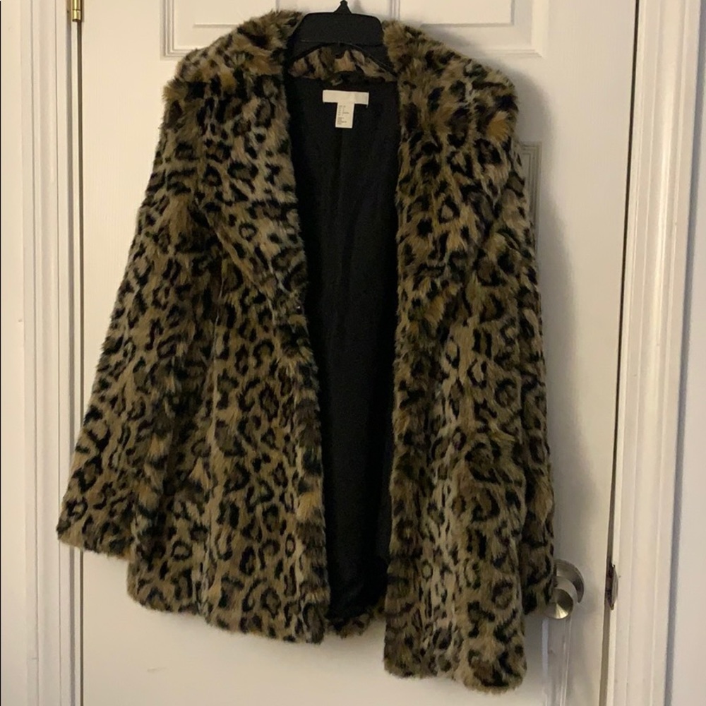 Faux fur jacket